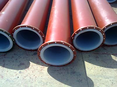 洛陽電廠襯塑管道案例